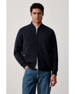 GANT Giacca Bomber Da Uomo Con Cotone - Blu