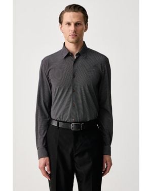 BOSS Camicia Da Uomo P-Roan-K-F-263 - Grigio