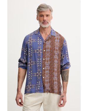 Oas Camicia Da Uomo - Blu