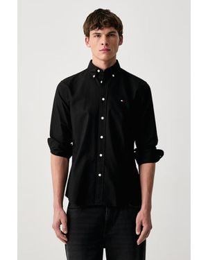 Tommy Hilfiger Camicia Da Uomo - Nero
