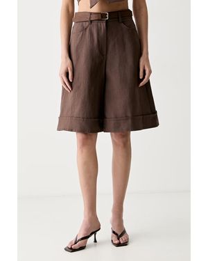 ViCOLO Pantaloncini Bermuda Da Donna - Marrone