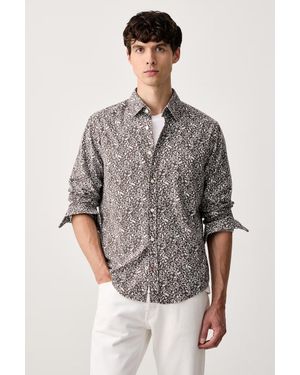 Joop! Camicia Da Uomo Con Viscosa - Grigio
