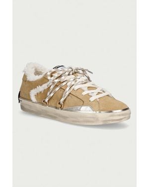 Crime London Distressed Sneakers Da Donna - Neutro