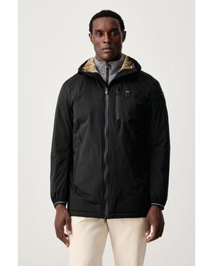 Blauer Giacca Lunga Da Uomo - Nero
