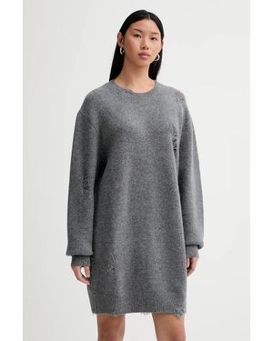 IRO Vestito Con Lana Wm33Tonina - Grigio