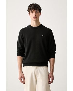 Calvin Klein Maglione Da Uomo - Nero