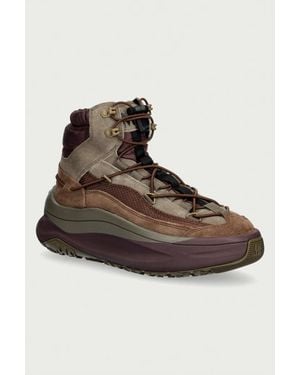 Moon Boot Mb Moon247 Xlace Mid Stivali Da Neve Da Uomo - Marrone