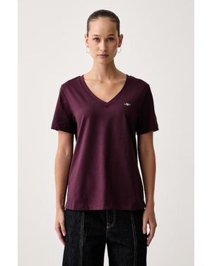GANT T-Shirt Da Donna - Rosso