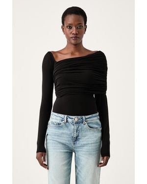 Guess Body Da Donna Con Misto Lana X Leonie Hanne - Nero