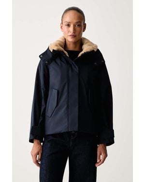 Save The Duck Giacca Di Mezza Stagione Da Donna Solana - Blu