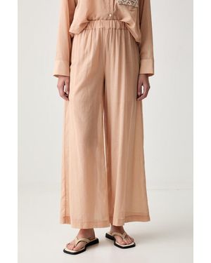 ViCOLO Pantaloni Palazzo Da Donna - Neutro