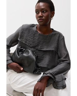 Answear.LAB Camicetta Da Donna Con Lyocell - Nero