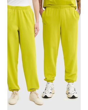 PANGAIA Pantaloni Tuta Di Cotone - Giallo