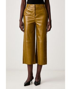 Sisley Pantaloni Da Donna - Giallo