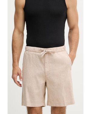 Michael Kors Pantaloncini Da Uomo Con Lino - Nero