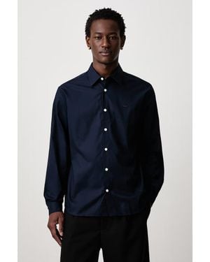 Lacoste Camicia Oxford - Blu