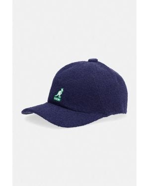 Kangol Berretto Con Visiera Bermuda Elastic Spacecap - Blu