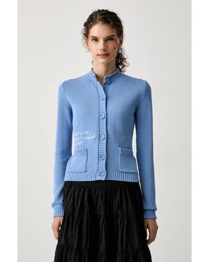 MAX&Co. Cardigan Da Donna - Blu