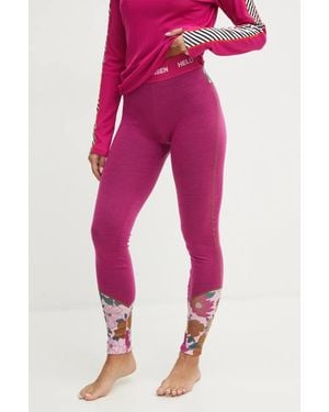 Helly Hansen Leggins Funzionali Lifa Merino Midweight - Rosa