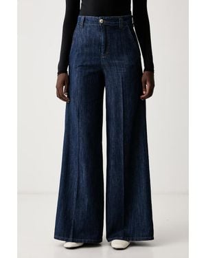Marella Jeans Wide Leg Da Donna Mlswleg2 - Blu