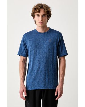 On Shoes T-Shirt Sportivo Da Uomo - Blu