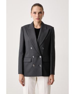 MICHAEL Michael Kors Giacca Da Donna Con Lana - Nero