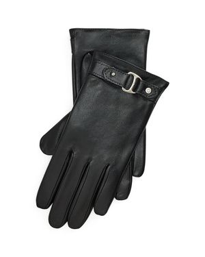 Ralph Lauren Guanti Da Donna Con Lana - Nero