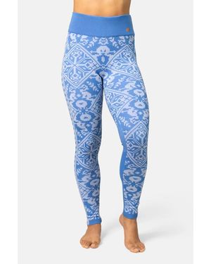Kari Traa Leggings Funzionali Saga - Blu