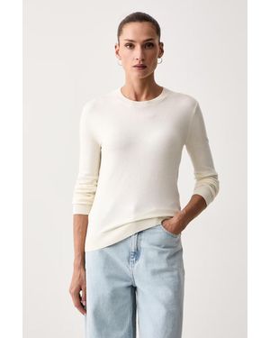 Weekend by Maxmara Maglione Da Donna Con Misto Seta Wkdsicilia - Bianco