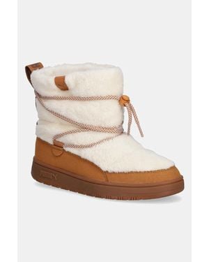PUMA Snowbae Suede Wns Stivali Da Neve Da Donna - Bianco