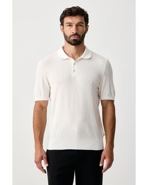 BOSS Polo Da Uomo Con Lyocell H-Lurazio - Bianco