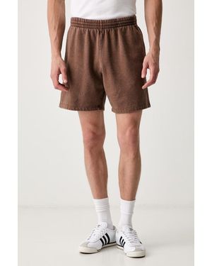 adidas Originals Pantaloncini Da Tuta Da Uomo Con Cotone Essentials - Marrone