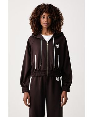 MICHAEL Michael Kors Felpa Con Cerniera Da Donna - Nero