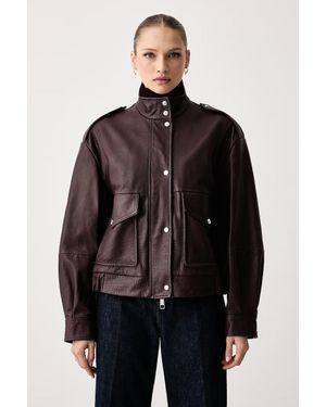 BOSS Giacca Corta Da Donna - Marrone