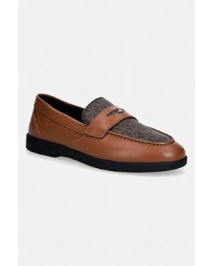 Michael Kors Mocassini Da Uomo Wesley Slip On - Marrone
