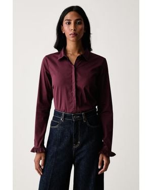 Mos Mosh Camicia Da Donna Con Cotone - Rosso