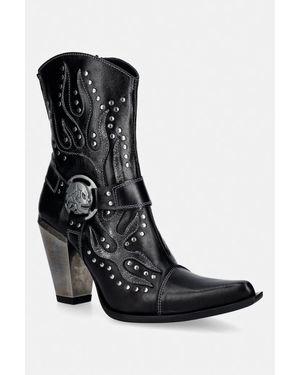 New Rock Stivali Alla Caviglia Da Donna - Nero