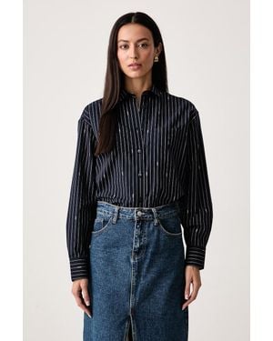 Lacoste Camicia Da Donna - Blu