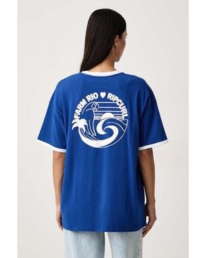 Rip Curl T-Shirt Da Donna - Blu