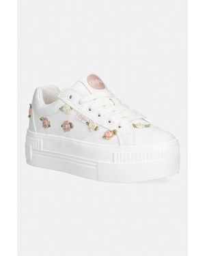 Buffalo Paired Rose Sneakers Da Donna - Bianco