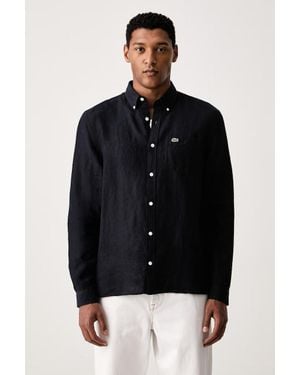 Lacoste Camicia Da Uomo - Nero