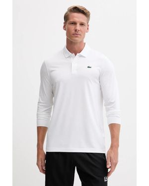 Lacoste Camicia A Maniche Lunghe - Bianco