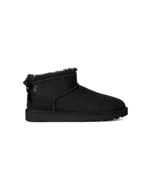 UGG W Ultra Mini Bailey Bow Stivali Da Neve Da Donna - Nero