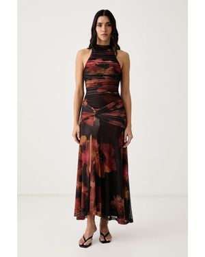 Bardot Vestito Drappeggiato Natalya - Arancione
