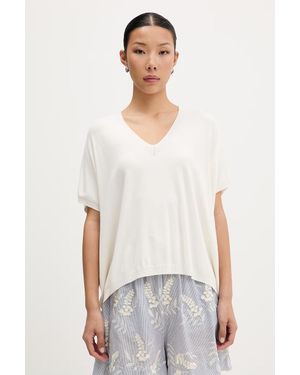 ViCOLO Maglione Da Donna Con Viscosa - Bianco