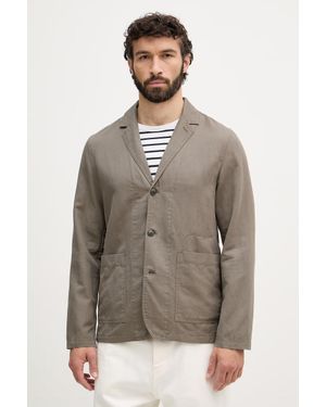 Lindbergh Da Uomo Con Lino - Marrone