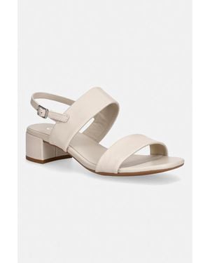Ecco Sandali Tacchi Bassi - Bianco
