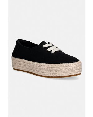 TOMS Valencia Lace Up Sneakers Da Donna - Nero