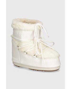 Moon Boot Stivali Da Neve Mb Icon Low Faux Fur - Neutro