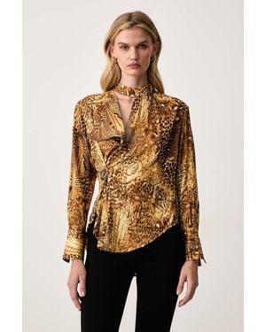 AllSaints Camicetta A Busta Da Donna - Neutro